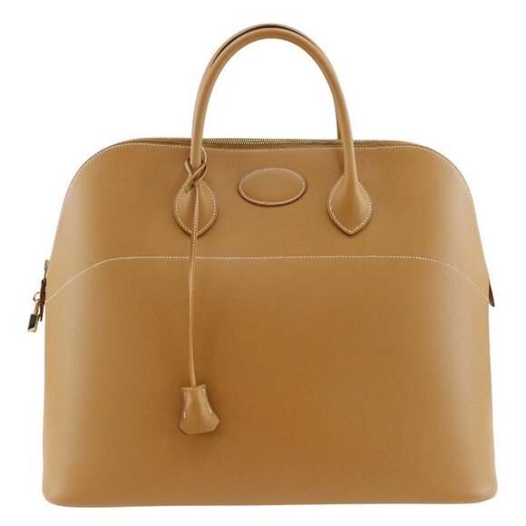 HERMES Bolide45 Boston bag Camel/GoldHardware Ardenne unisex - Picture 1 of 13
